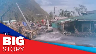 Various parts of Albay affected by massive lahar flows