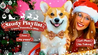 🎅3HOUR STUDY PLAYLIST🎄CHRISTMAS LOFI🌟Study With Me📚Cozy Ambience🤶Real Time Pomodoro 50/10🤫No Talking