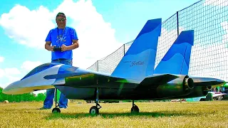 EXTREME STUNNING !!! SU-30 RC TURBINE VECTOR THRUST CONTROL MODEL JET FLIGHT SHOW !!! WOW !!!