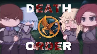 {SPOILERS} THE 34TH HUNGER GAMES DEATH ORDER