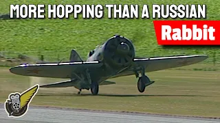 Polikarpov I-16 Landing And Bouncing All Over The Place