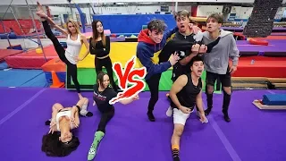 GIRLS VS BOYS FLEXIBILITY COMPETITION! (super funny)