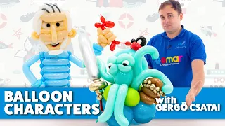 Creating an Octopus Character with Balloon Twisting! | With Gergö Csatai - BMTV 475