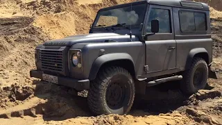 Чуть не перевернули Land Rover Defender