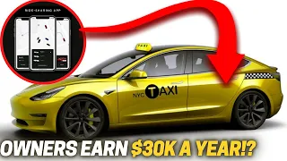 Tesla Robotaxi Can Make $30 000 Annually for Owners (2021 Updated)