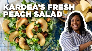 Kardea Brown's Fresh Peach Salad | Delicious Miss Brown | Food Network