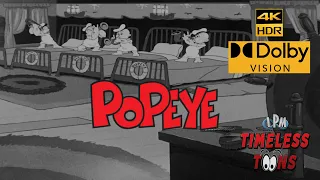POPEYE THE SAILOR MAN: Me Musical Nephews (1942) [4K HDR Dolby Vision Remastered]