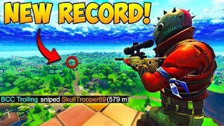 Setting New Snipe Record..!! 579M 😱- Fortnite Funny Fails and WTF Moments! #250 (Daily Moments)
