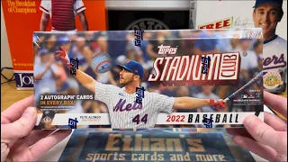 HOT BOX!! 2022 TOPPS STADIUM CLUB HOBBY BOX OPENING! BOOM!