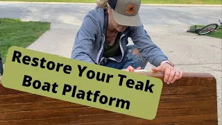 Restore Your Teak Boat Platform