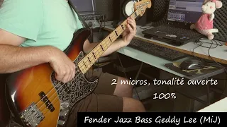 Test Fender Jazz Bass Geddy Lee MIJ