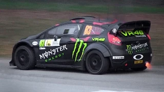 Ford Fiesta RS WRC Tribute with Pure Sounds, Burnouts, Flames & More