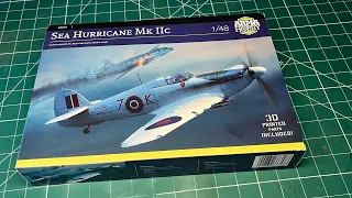 A Quick Look at the new Sea Hurricane from Arma Hobby 1/48 (not Harrier)