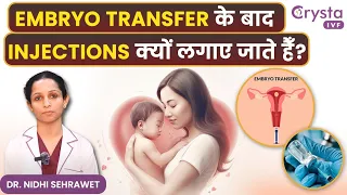 Injection After Embryo Transfer | IVF Injections for Pregnancy in Hindi | Crysta IVF