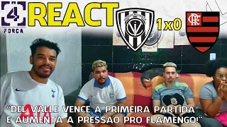 REACT INDEPENDIENTE DEL VALLE 1X0 FLAMENGO |RECOPA SUL AMERICANA