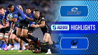 HIGHLIGHTS | BLUES v FORCE | Super Rugby Pacific | Round 7