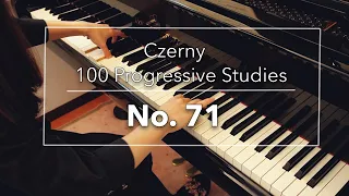 ツェルニー100番練習曲 71番 ( Czerny op.139, No.71, from 100 Progressive Studies )