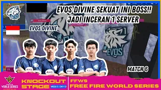 EVOS DI JEPIT 6 SQUAD! GILA SEKERAS INI TEAM INDONESIA! DI MATCH 6 FFWS SEA 2024 SPRING WEEK 5 DAY 1