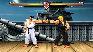 ICE RYU vs FIRE KEN - Highest Level Amazing Fight!