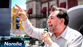 Superemos el miedo... ¡Desobedezcamos! - Fernández Noroña frente a Palacio Nacional