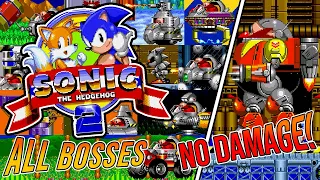 Sonic the Hedgehog 2 (Sega Genesis) | All Bosses (No Damage)