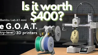 The best beginner 3D printer.  Bambu Lab A1 Mini and AMS lite review.