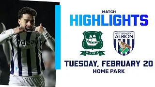 Baggies impress in professional Plymouth away win | Plymouth 0-3 Albion | MATCH HIGHLIGHTS