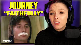 Such A Beautiful Song!! Journey - Faithfully | FIRST TIME REACTION | (Official HD Video)