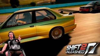 Жесткий батл между двумя BMW M3 E30 - Только хардкор! Need For Speed Shift 2 Unleashed