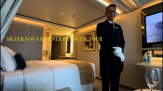 Silversea Silver Nova & Silver Ray detailed suite tour of classic, superior, deluxe and premium