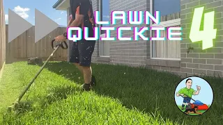 Lawn Quickie 4 Resetting The Height of Some Overgrown Buffalo (St Augustine)