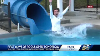 Sliding into the weekend: First wave of city pools open across Cincinnati this weekend