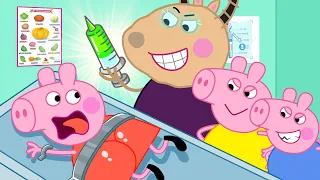 OM... Please Stop!! - Don't Touch Baby Peppa Pig - Peppa Pig Funny Animation