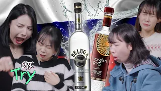 Korean Girls Try Russian Vodka For Their First Time | 𝙊𝙎𝙎𝘾