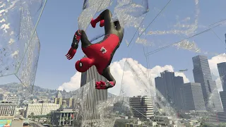 GTA 5 Stunning Ragdolls #42- (Spiderman - Crazy Glass Fails - Catapult Fails)