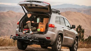 Jeep Cherokee Car Camper Conversion : Daily Driver and Camper