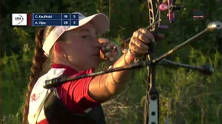 2023 U.S. Open recurve women's gold: Kaufhold vs. Vijay