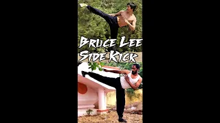 Shaolin Kung Fu Wushu Kicks  | Bruce Lee's side kick | Single Leg Side Kick | Flying Kicks Training|