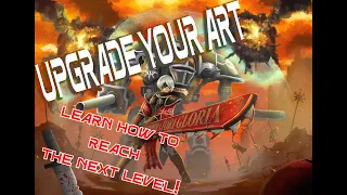 Warhammer X Nier Automata Paint Over  | Art Tutorial