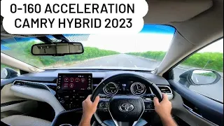 Toyota Camry Hybrid 2023 0-100 ACCELERATION TESTED | 0-100 to 0-160