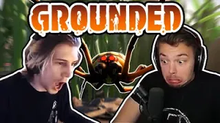 GROUNDED GAMEPLAY COMPILATION | BEST MOMENTS, TWITCH FAILS &  FUNNY REACTIONS (Forsen xQcOW  Lirik)