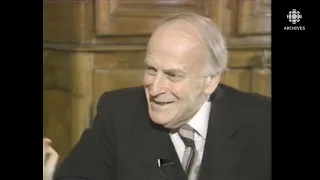Entrevue avec le célèbre violoniste Yehudi Menuhin en 1986