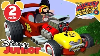 Mickey and the Roadster Racers | Mickey's Wild Tyre! | Disney Junior UK