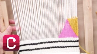 Weaving for Beginners Part 4: Add Stripes and Geometric Shapes with Annabel Wrigley | Creativebug