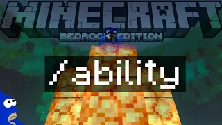 Comment utiliser le /ability sur Minecraft Bedrock ??? [CommandBlock]