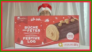 Bûche festive de Noël du temps des fêtes de Vachon