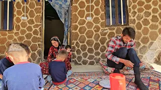 The challenge of rural life.  Babak brought the goats to the buyer and bought a washing machine