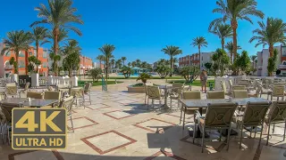 SUNRISE GARDEN BEACH RESORT HURGHADA EGYPT, WALKING TOUR 4K 🇪🇬