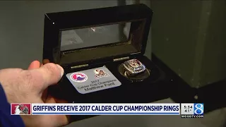 Griffins receive 2017 championship rings