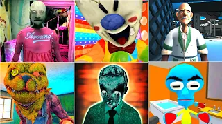 Hide & Caught Jumpscare Battle #19 - Bad Granny Chapter 3 - Ice Scream 4 Pop It - Barbie Granny 3